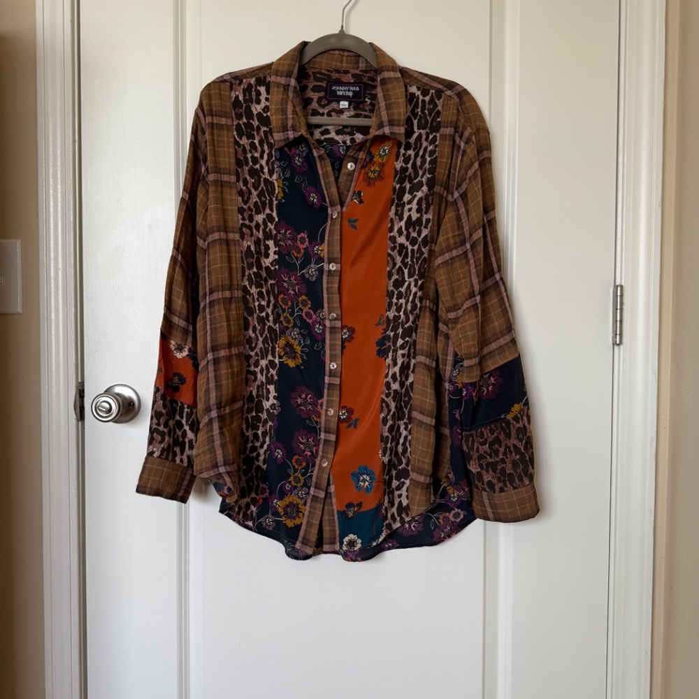 Johnny Was Workshop Shirt Size L